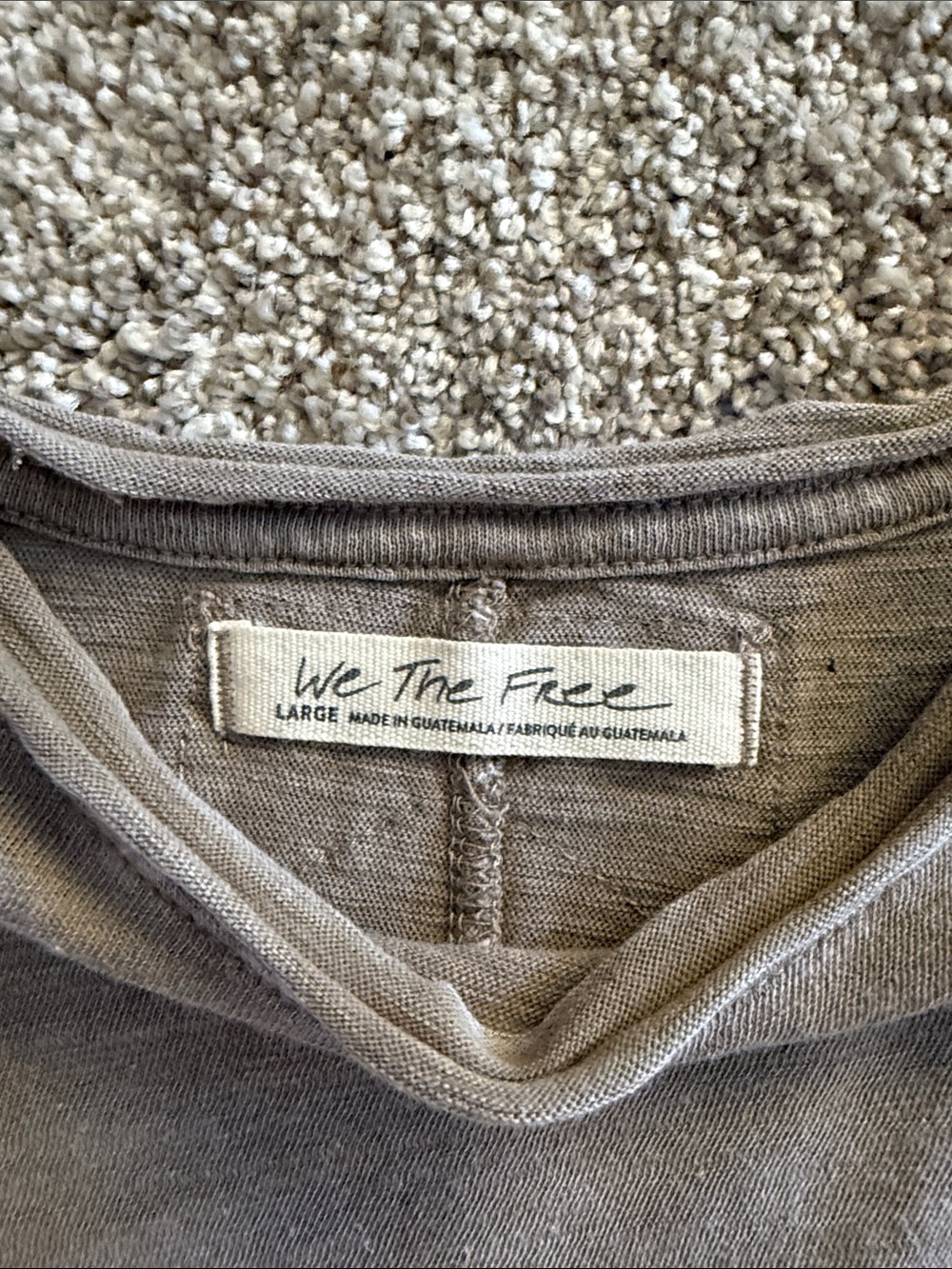 Free People We the Free Be My Baby Cotton T-Shirt, NWT, Large - Picture 2 of 11